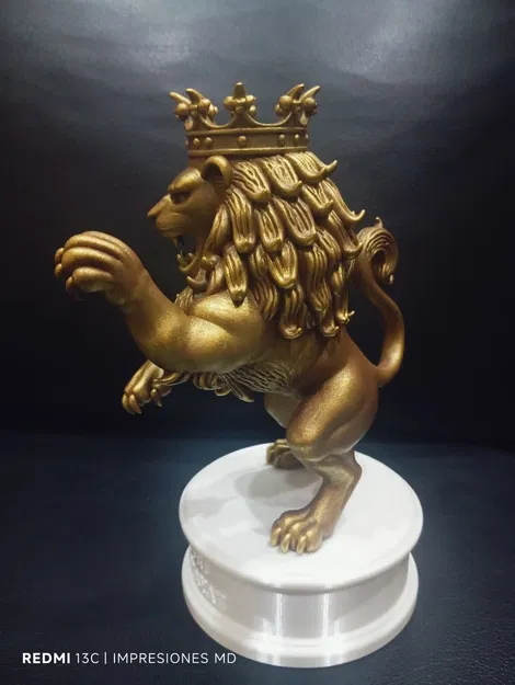 Tượng Sư Tử Đang Tung Hoành - Image 6