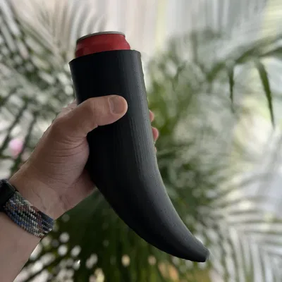 Chiếc Sừng Viking Huyền Thoại Đựng Đồ Uống - Tối Ưu Cho Lon 250/330/500 ml