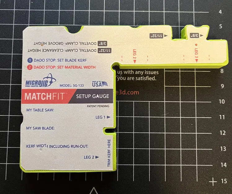 Jig Chỉnh Lưỡi Cưa MatchFit Setup Gauge - Image 1
