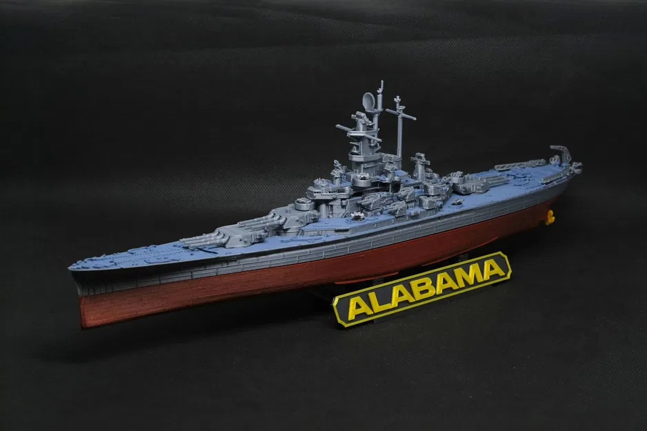 Mô hình Tàu chiến Alabama BB-60 - Image 1