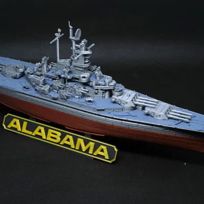 Mô hình Tàu chiến Alabama BB-60