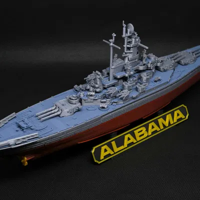 Mô hình Tàu chiến Alabama BB-60