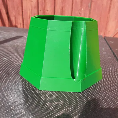 Chậu tự tưới hình bát giác