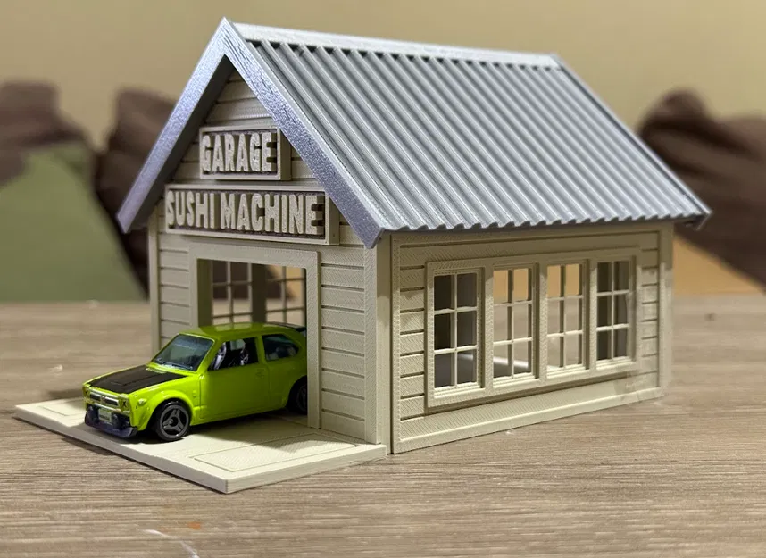 Mô Hình Tí Hon Garage Máy Sushi Tỷ Lệ 1:64 và 1:160 - Image 3