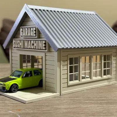Mô Hình Tí Hon Garage Máy Sushi Tỷ Lệ 1:64 và 1:160