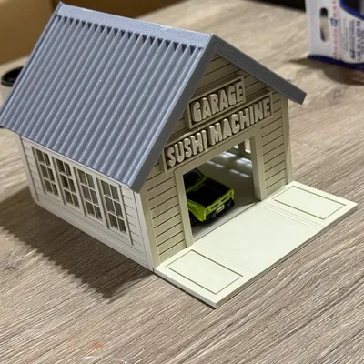 Mô Hình Tí Hon Garage Máy Sushi Tỷ Lệ 1:64 và 1:160