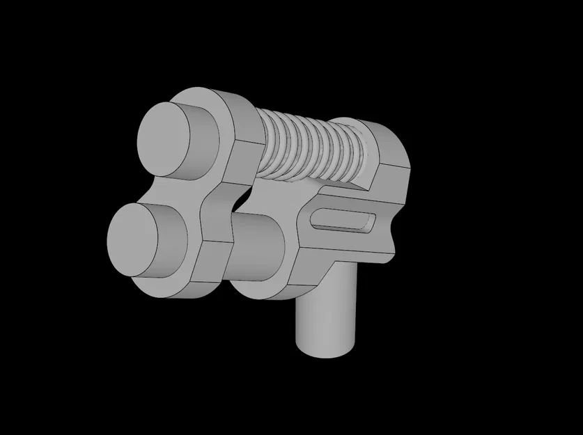 Súng lục hai nòng minifig Lego Compatible (95199.dat) - Image 1