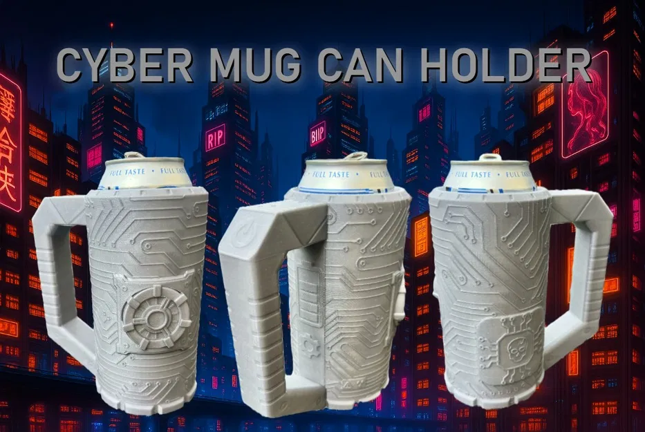 Chỗ Giữ Lon Cyber Mug - Image 1