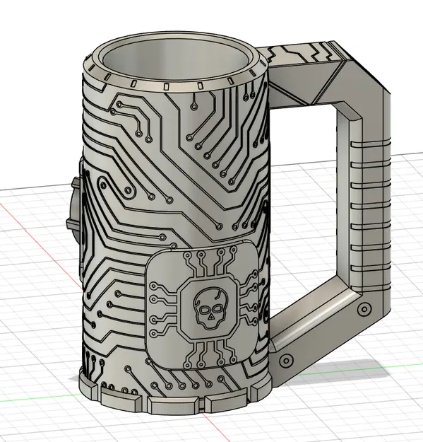 Chỗ Giữ Lon Cyber Mug - Image 6