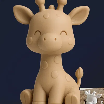 Hươu Cao Cổ Ngồi Dễ Thương