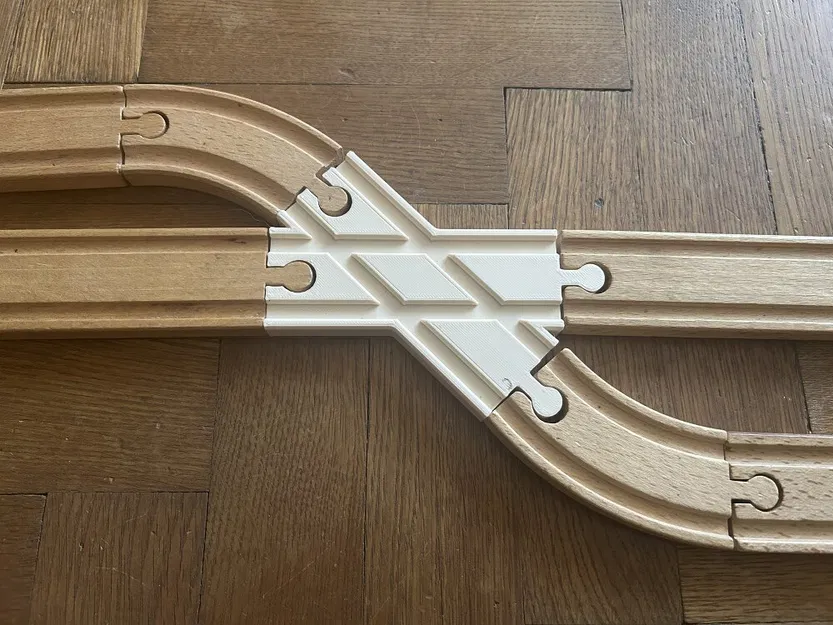 Đường Ray Giao Kim Cương 45/90 độ - Ray Gỗ Brio/IKEA - Image 3