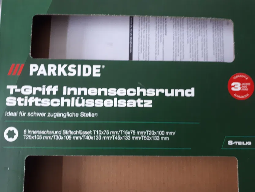 Giá Đỡ Chìa Khóa Torx và Inbus Parkside - Image 3