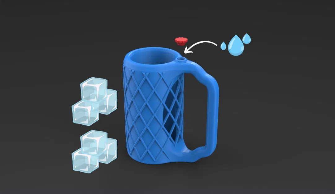 Giá Đỡ Lon Đồ Uống Mát Lạnh (Cập nhật: V2) - Image 2