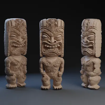 Tượng Tiki Polynesian