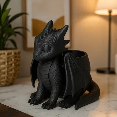 Chậu Cây Rồng Toothless Night Fury