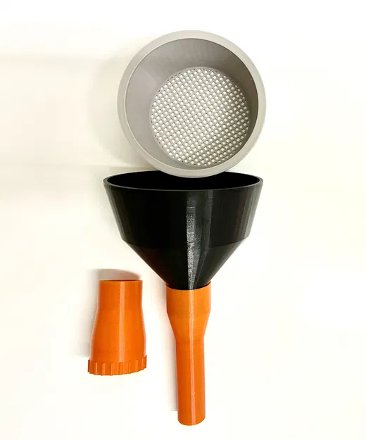 2x Phễu Đa Năng Có Lưới Lọc & Đầu Nối - Cập Nhật V4 + Phễu 80mm! - Image 2