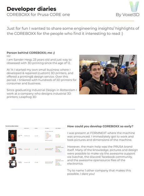 PRUSA CORE one - COREBOXX: Hệ thống lưu trữ filament - Image 6