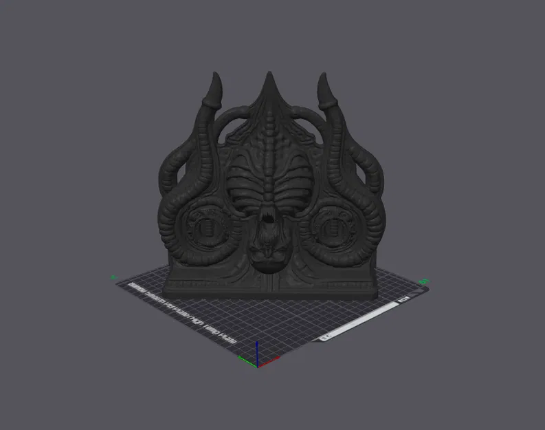 Kệ Treo Tường XL Biohorror - Giá Treo Phong Cách Giger - Image 4