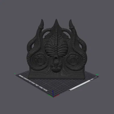 Kệ Treo Tường XL Biohorror - Giá Treo Phong Cách Giger