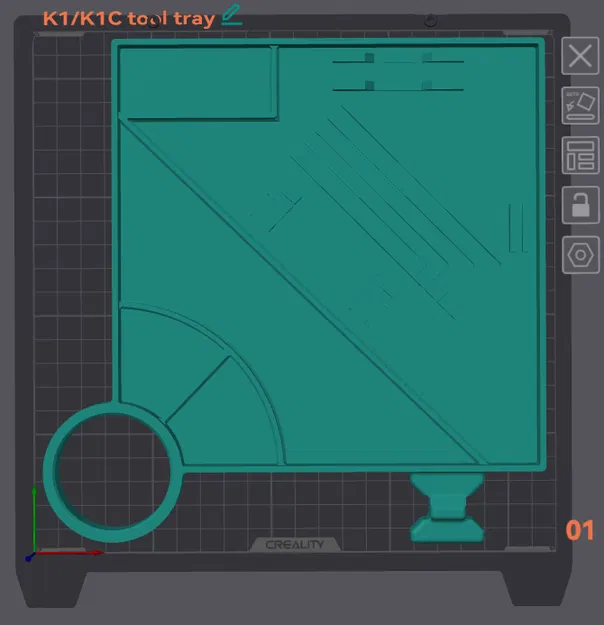 Khay Đựng Dụng Cụ Creality K1 K1C - Image 5