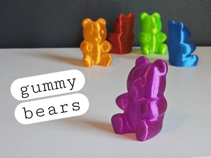 Gấu Dẻo | Bao gồm 3mf làm đồ chơi phát tiếng kêu TPU | Tương thích với "The Squeaker!" của SpoolDesigns - Image 1