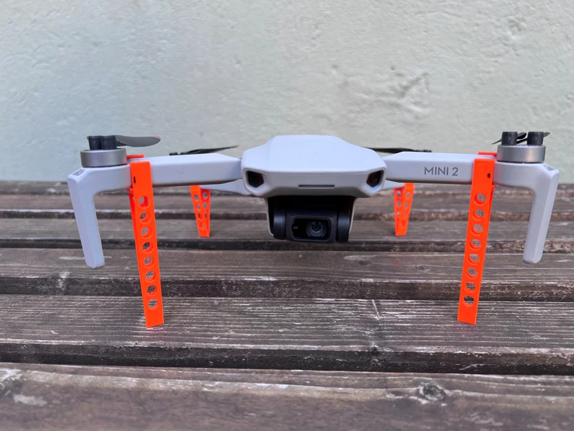 Bộ phận hạ cánh DJI Mini 2 siêu nhẹ | Cân nặng dưới 250g + ôm sát hơn - Image 1
