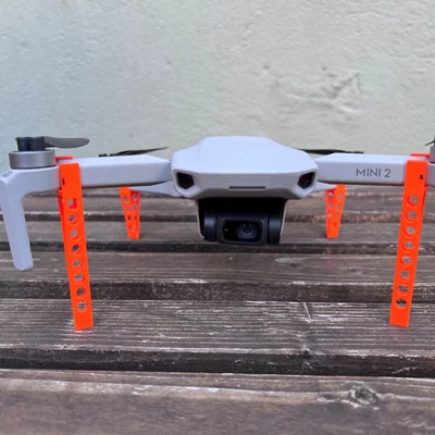 Bộ phận hạ cánh DJI Mini 2 siêu nhẹ | Cân nặng dưới 250g + ôm sát hơn