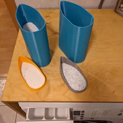 Thùng đựng bột giặt có nắp