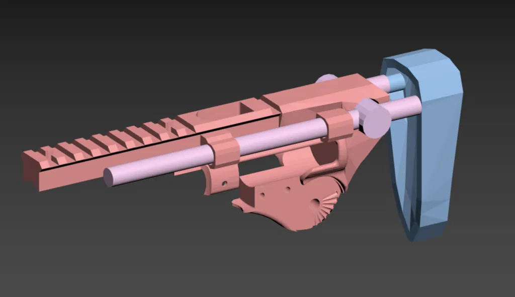 Báng súng co rút cho Action Army AAP01 (airsoft) - Image 1