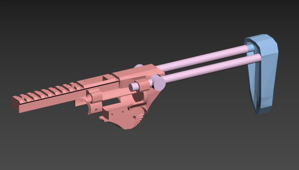 Báng súng co rút cho Action Army AAP01 (airsoft) - Image 2