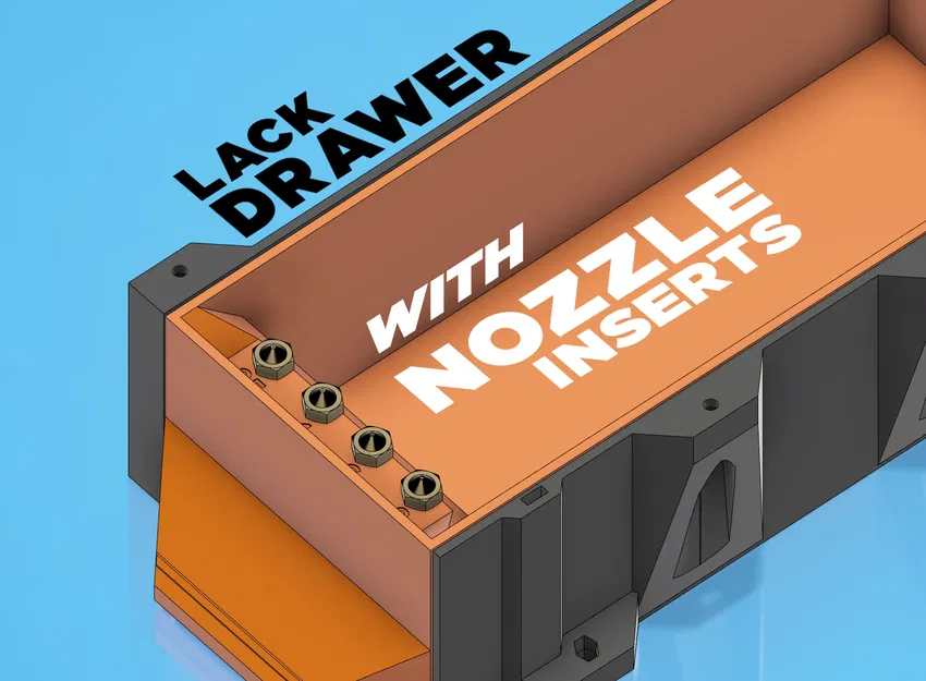 (LEGACY) Ngăn kéo Lack có Khay Đầu Phun - Image 1