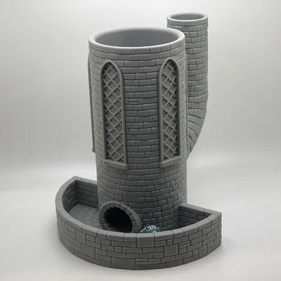 Giá Đỡ Lon và Tháp Xúc Xắc Kết Hợp