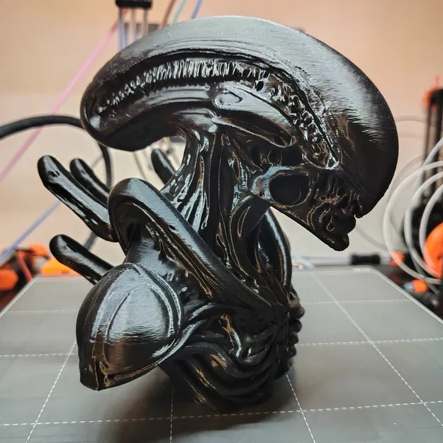 Tượng bán thân Xenomorph Người ngoài hành tinh - Image 1