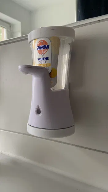 Giá Treo Tường / Chân Đế Cho Chai Xịt Xà Phòng Sagrotan - Image 1