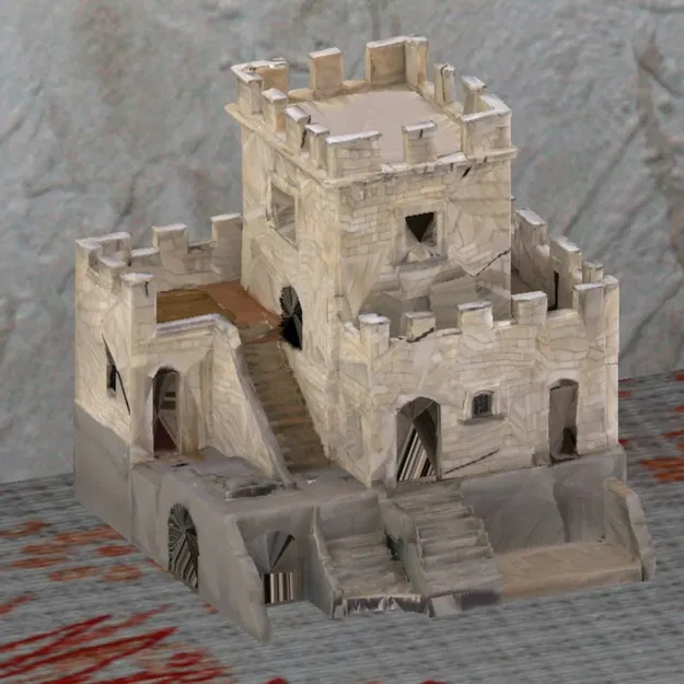 Tòa nhà Finka Lâu Đài Địa Trung Hải In FDM Không Cần Hỗ Trợ - Image 1