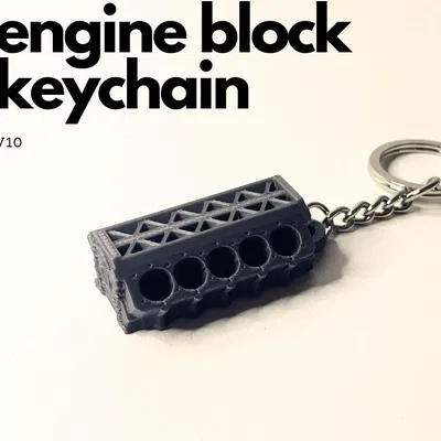 Móc khóa Khối động cơ V10