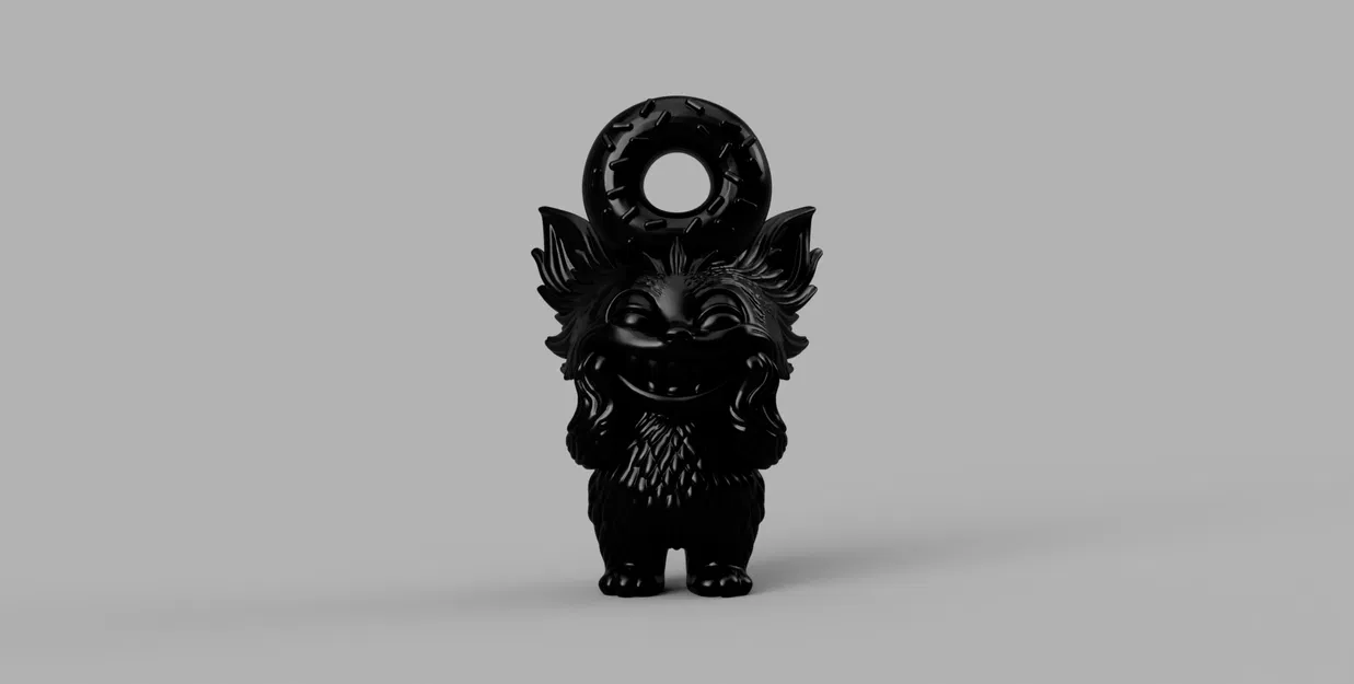 Móc Khóa Labubu Bánh Donut – Móc Khóa Độc Đáo Có "Miếng Cắn" - Image 2