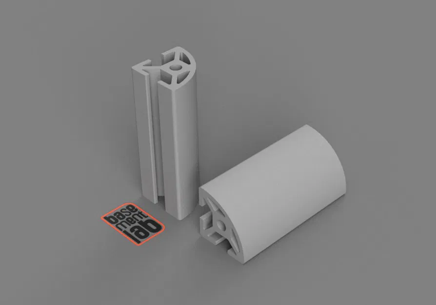 Thanh Nhôm 2020 R20-90° Bo Góc Mở 2 Mặt - Image 3