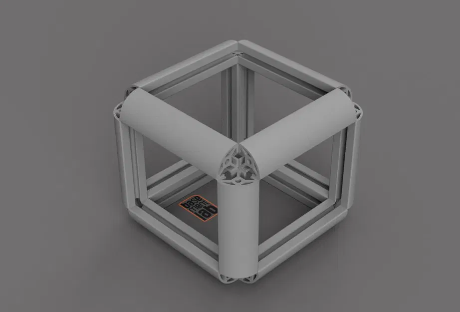 Thanh Nhôm 2020 R20-90° Bo Góc Mở 2 Mặt - Image 5