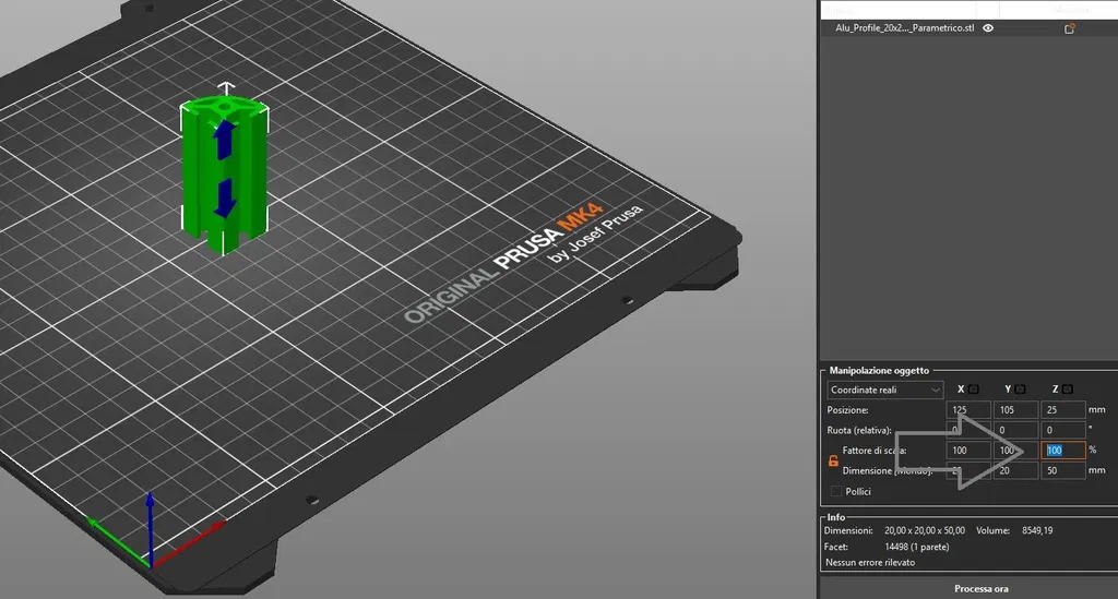 Thanh Nhôm 2020 R20-90° Bo Góc Mở 2 Mặt - Image 6