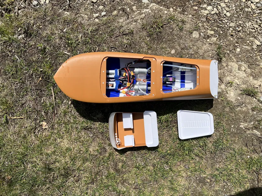 Thuyền RC Riva Aquarama 1:11 In 3D - Image 3