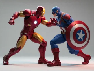 IRONMAN ĐẤU VỚI CAPTAIN AMERICA - Image 1