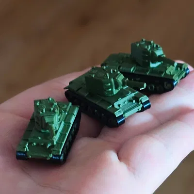 Mô hình xe tăng Liên Xô KV-2 tí hon