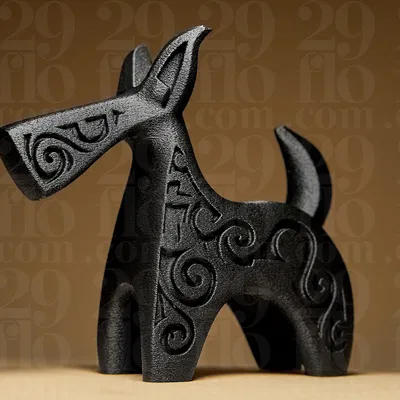 Mẫu Chó Trừu Tượng #1