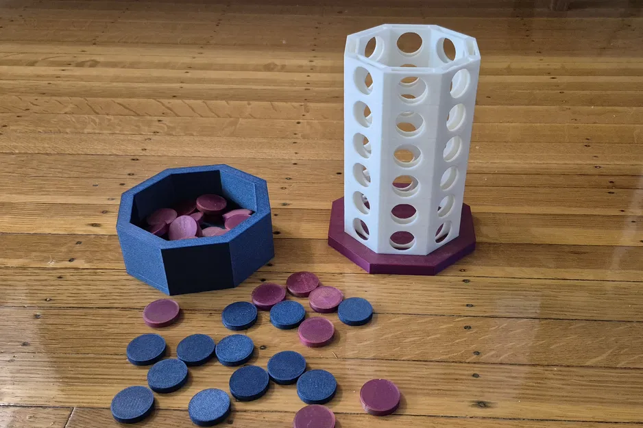 Game Connect 4 Bát Giác Xoay 360° - Image 1