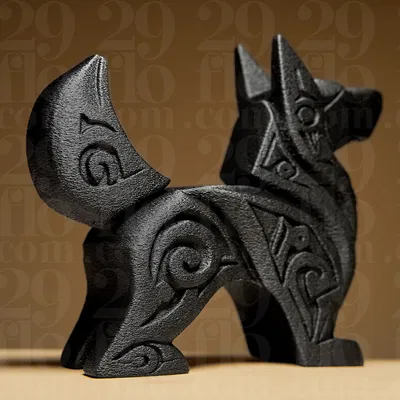 Mô Hình Chó Trừu Tượng #2