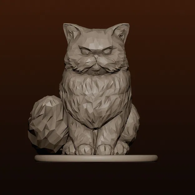 Mèo Ba Tư Công Chúa Donut Low Poly / Dungeon Crawler Carl - Image 4