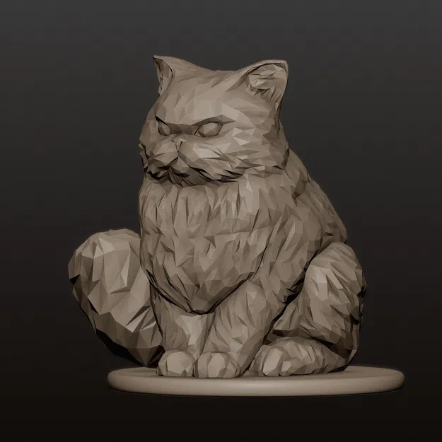 Mèo Ba Tư Công Chúa Donut Low Poly / Dungeon Crawler Carl - Image 5