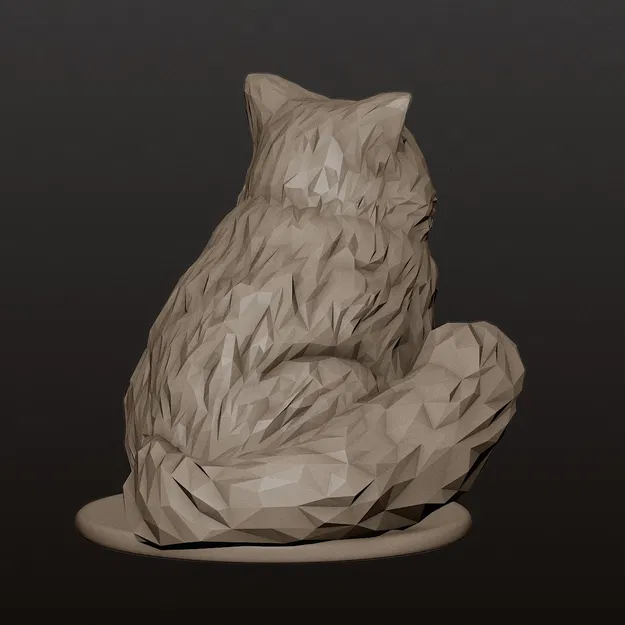 Mèo Ba Tư Công Chúa Donut Low Poly / Dungeon Crawler Carl - Image 6