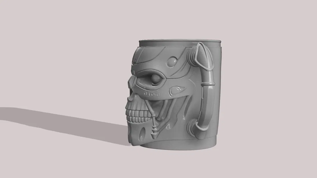 Giá Đỡ Lon Hình Đầu Lâu T-800 - Image 6